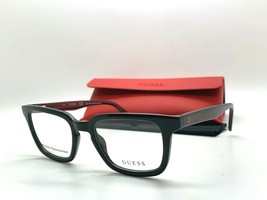 Authentic Guess Gu 1962 005 BLACK/RED 50-19-145MM Eyeglasses /CASE+CLOTH - $34.15