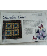 GARDEN GATE Pieced Quilt Pattern Quilt In A Day Unused - $4.94