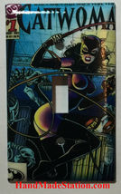 Catwoman Comic Book Cover Light Switch Power Outlet wall Cover Plate Home decor image 4
