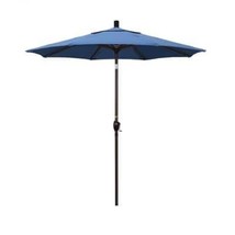 7-1/2 ft. Aluminum Push Tilt Patio Market Umbrella in Capri Pacifica  - $232.99
