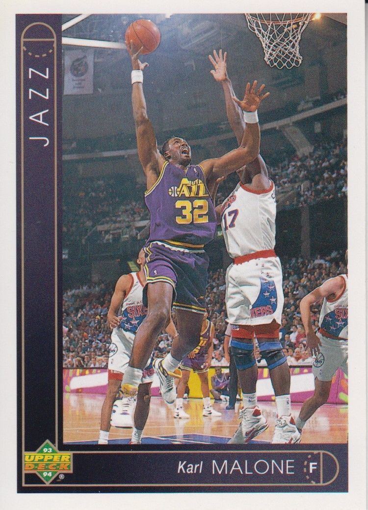 Karl Malone 199394 Upper Deck Card 274 Basketball Cards