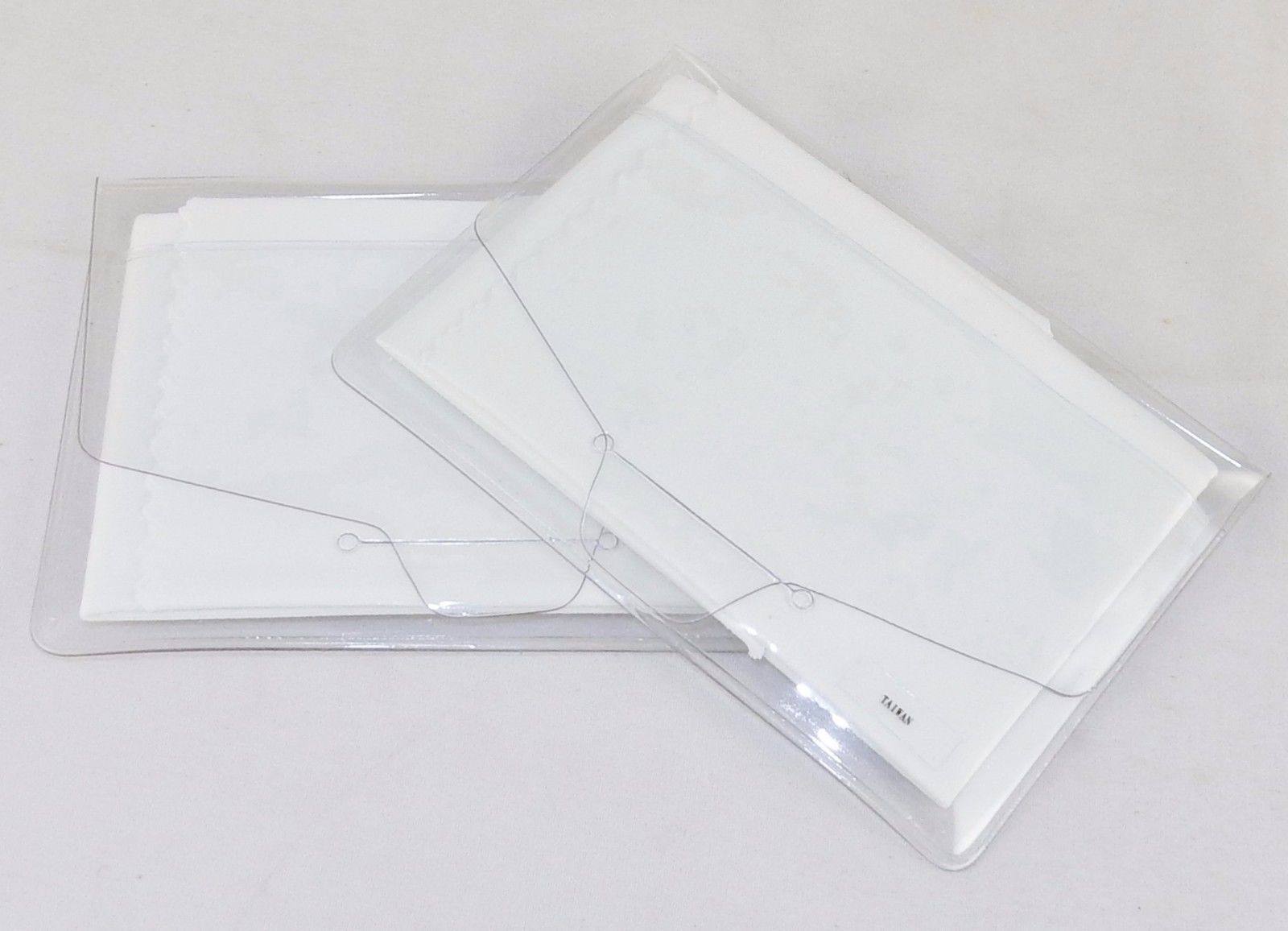 2-Pack Lens Cloths, White Microfiber 7" x 9", For Glasses, TV, Cameras, Phones - $4.85