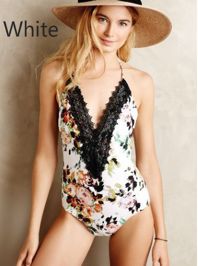 Image of Bikinis One Piece Women Swimwear Swimsuit Halter Monokini Biquini S-XL Badeanzug