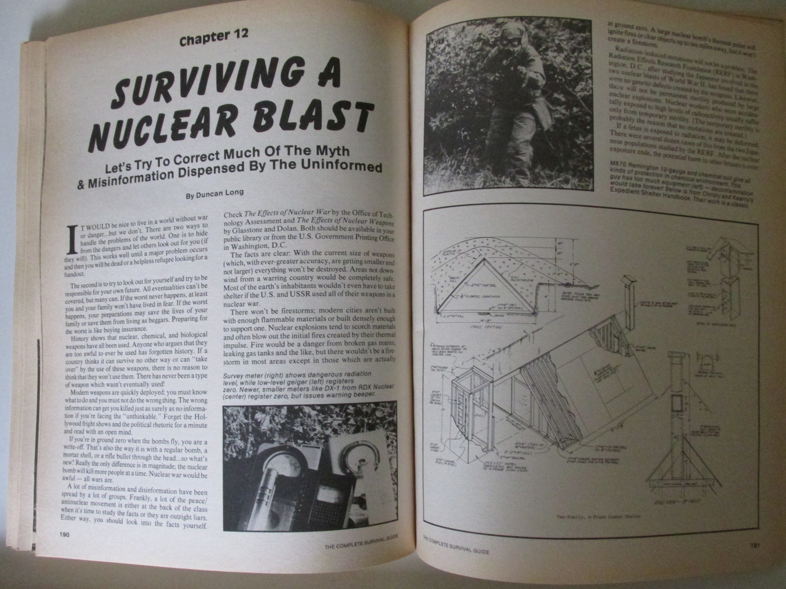The Complete Survival Guide, 1983 Prepare For and Survive Disasters