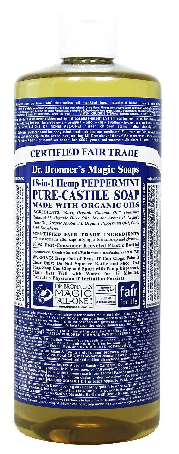 dr bronner peppermint soap
