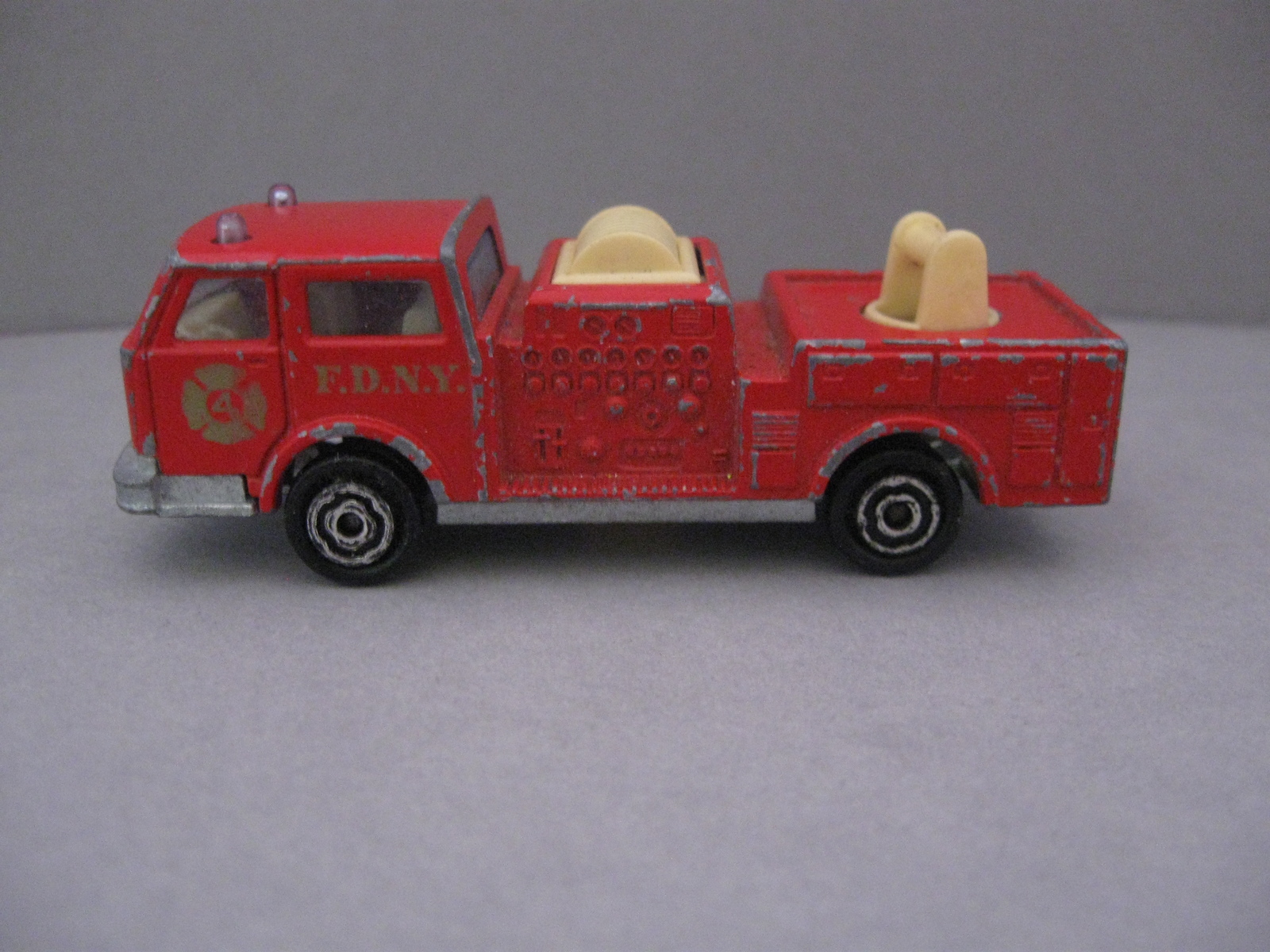 Majorette #207 Pompier Vintage Red Fire Ladder Truck FDNY - Vintage ...