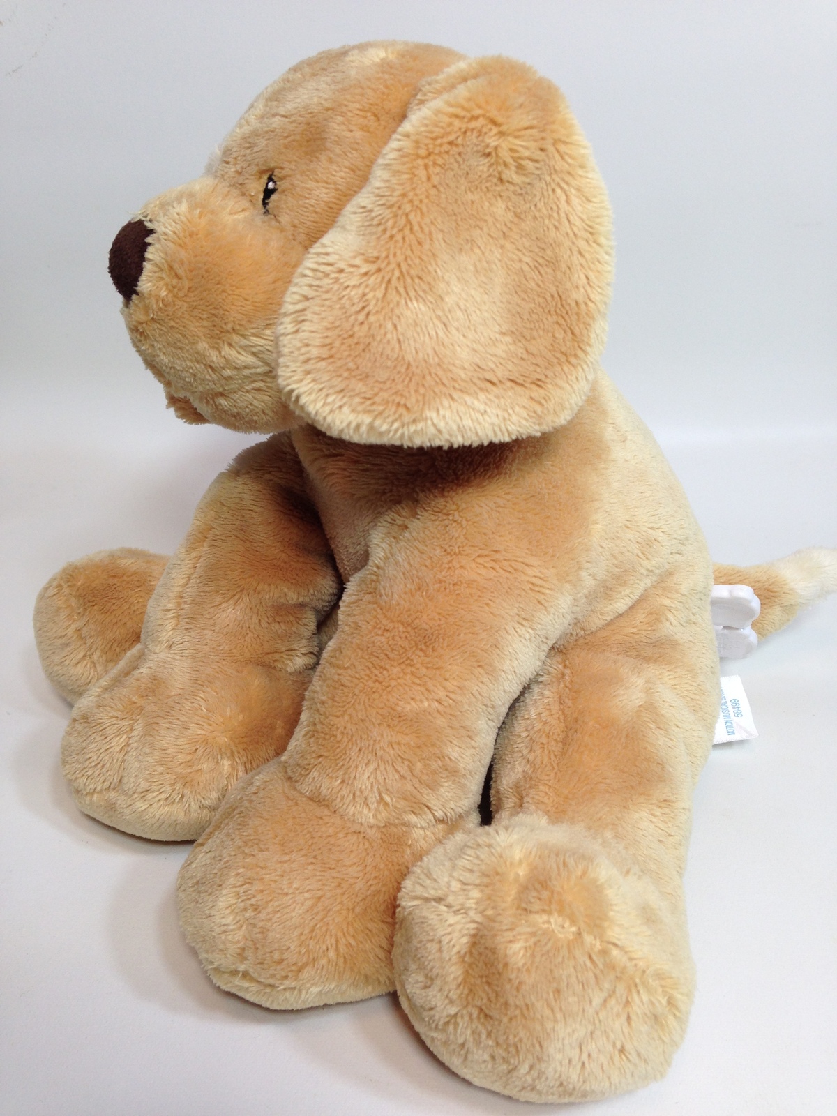 Baby GUND Spunky Dog Keywind Musical Stuffed Animal Brown Puppy 8