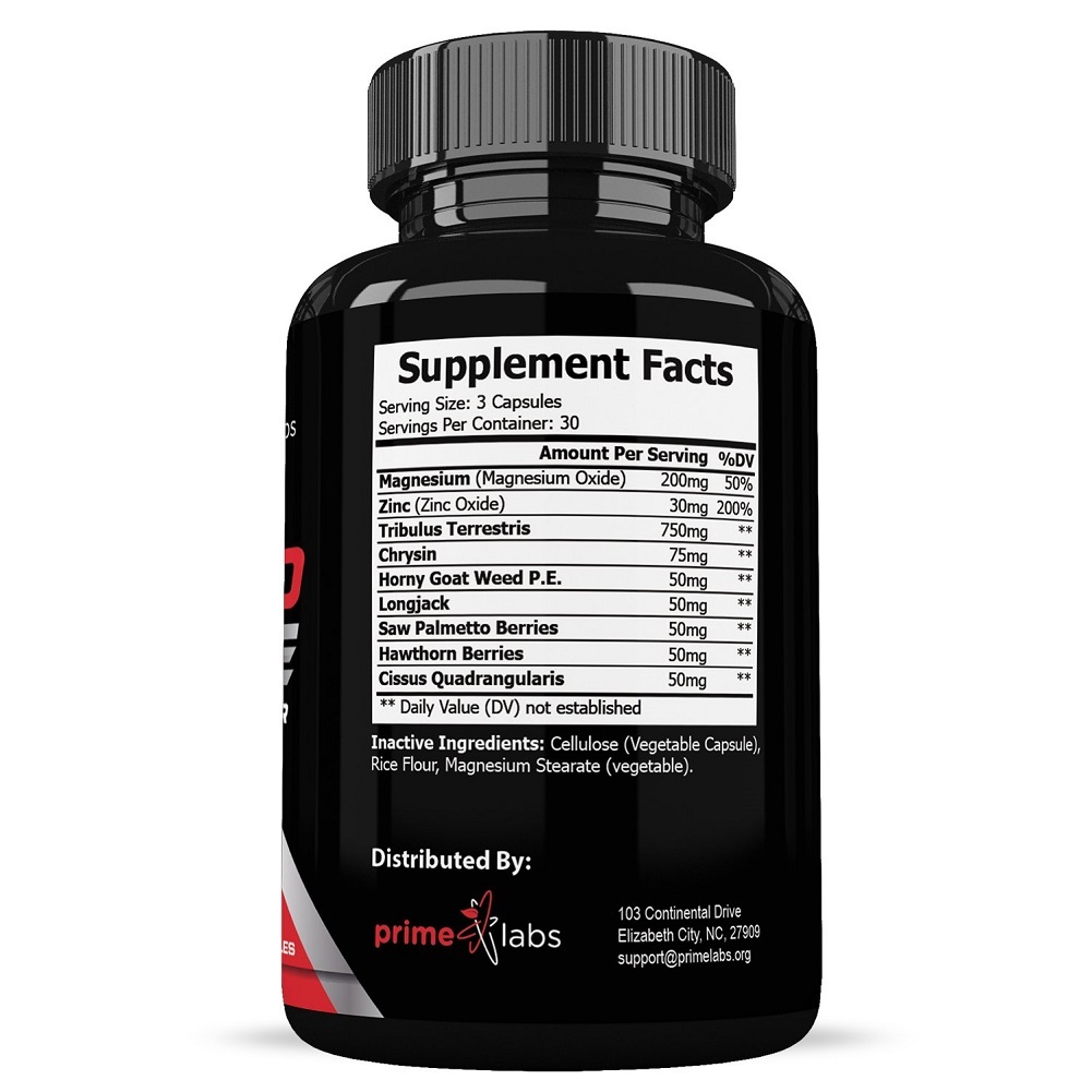 Prime Labs Test Booster for Men Boost Stamina, Energy & Endurance