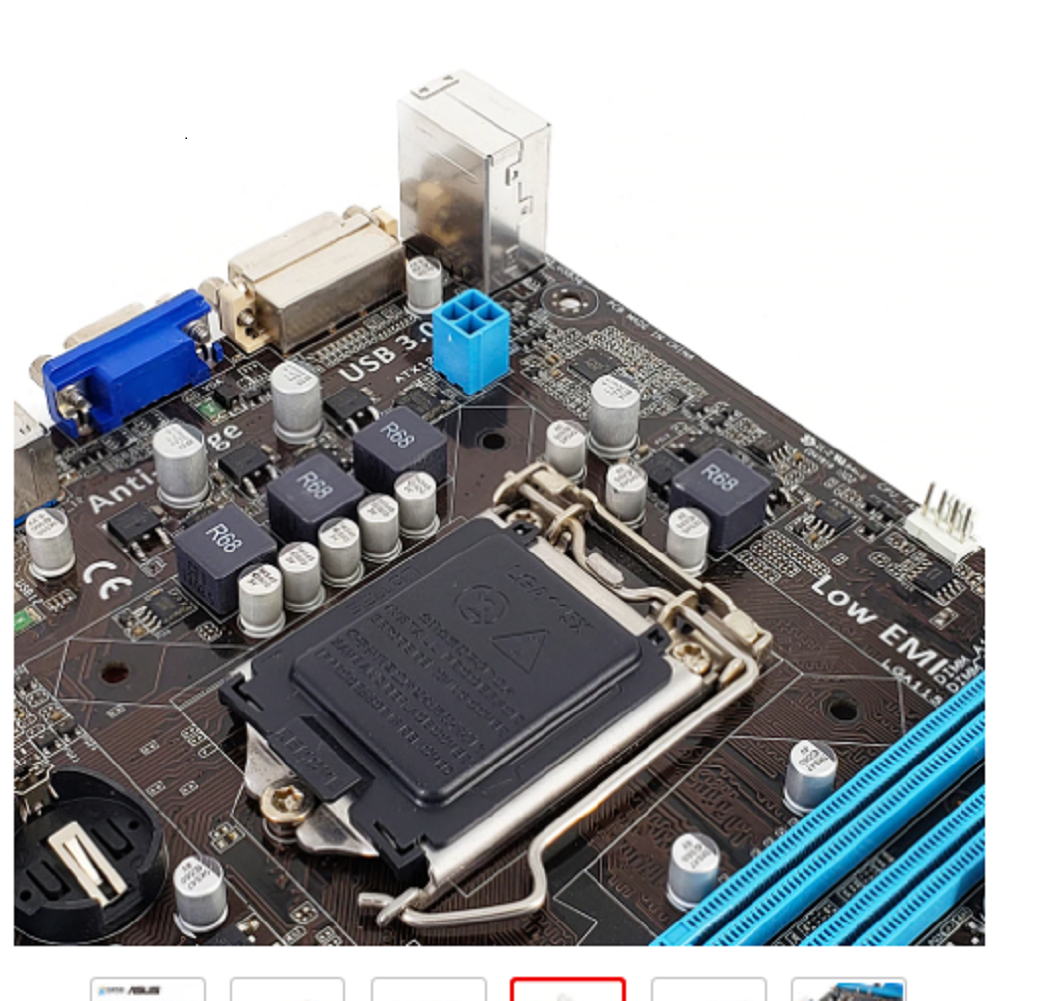 Asus P8B75-M LX PLUS Desktop Motherboard B75 LGA 1155 For i3 i5 i7 DDR3 ...