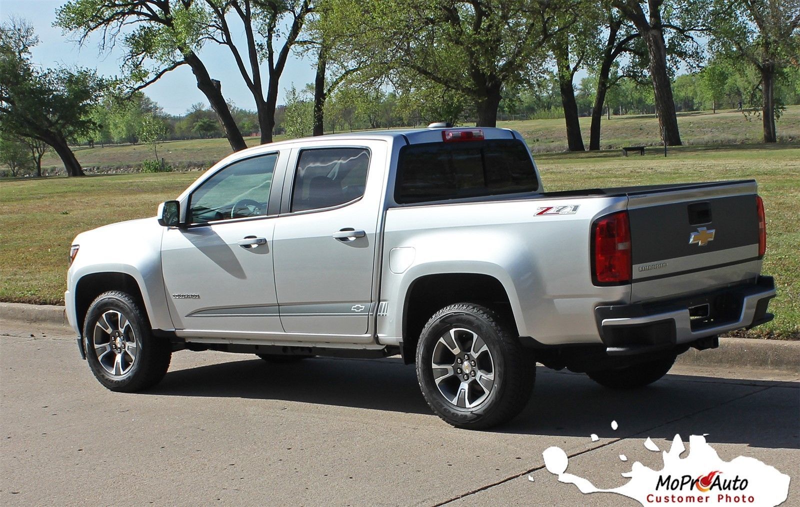 2016 Chevy Colorado RANTON Lower Rocker Panel Vinyl Graphic 3M Stripe ...