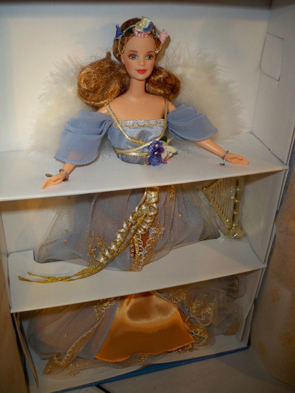 angels of music collection harpist angel barbie
