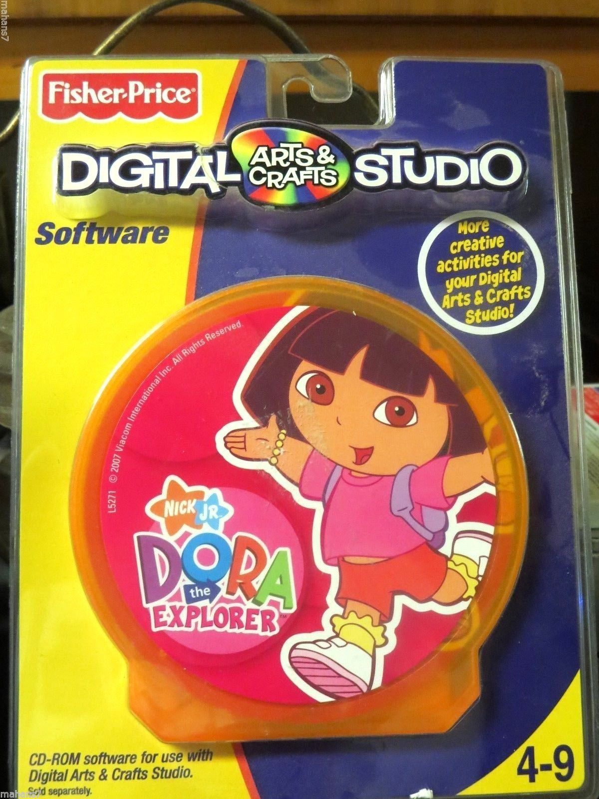 FisherPrice Digital Arts and Crafts Studio Software, Nick Jr, Dora The