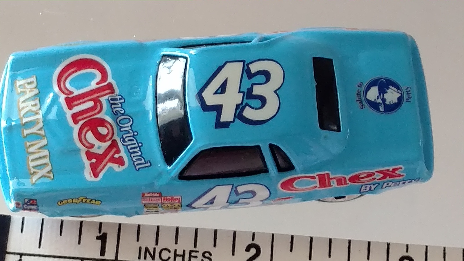 Richard Petty Salute #43 Chex Party Mix 1970 Plymouth Cuda 1/64 Hot Wheels Promo 