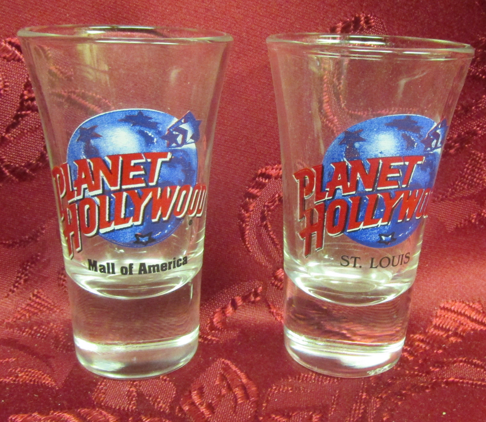 HollyWood Flared Shot GlassesMall Of America And St. Louis 3