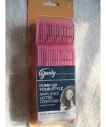 4 Goody XL Self Holding Rollers Classic Hair Curlers Velcro Pump Up Volu... - $10.00