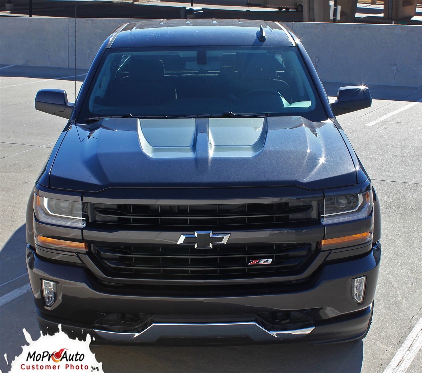 2016 Chevy Silverado 3M Pro Vinyl Hood Stripe STERLING RALLY 1500 ...