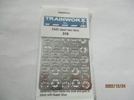 Trainworx Stock # 310 EMD dash two Fans N-Scale image 1