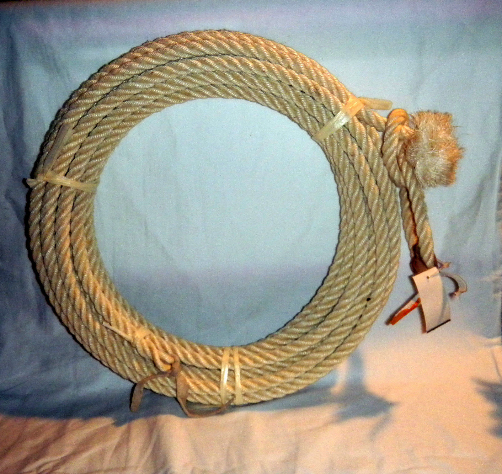 40 Ft Western Rodeo Rope Lasso - Lariat Riata Agave Maguey Straw From 