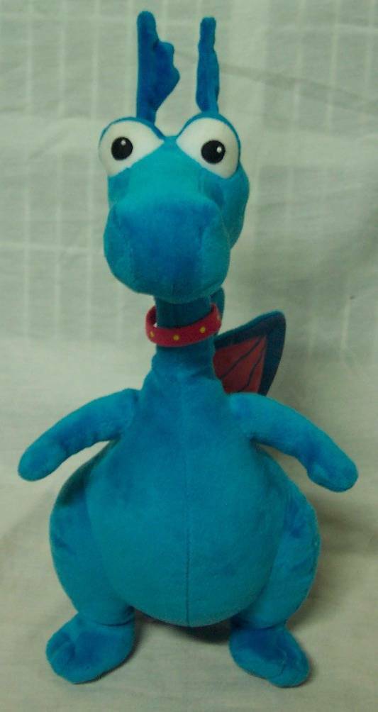 Walt Disney Doc McStuffins TALKING STUFFY BLUE DRAGON Plush STUFFED ...