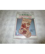 Bucilla COUNTRY CHRISTMAS Counted Cross Stitch STOCKING KIT #82737 - Sealed - $18.81