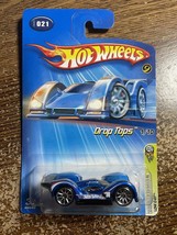 Hot Wheels Blue Low C-GT First Editions Drop Tops 1/10 Car #021 -2005 - $5.95