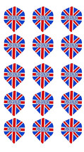 1,3,5 sets of 3 Pentathlon Union Jack British Dart Flights 2029 Standard... - $1.93+