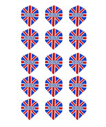 1,3,5 sets of 3 Pentathlon Union Jack British Dart Flights 2029 Standard... - $1.93+