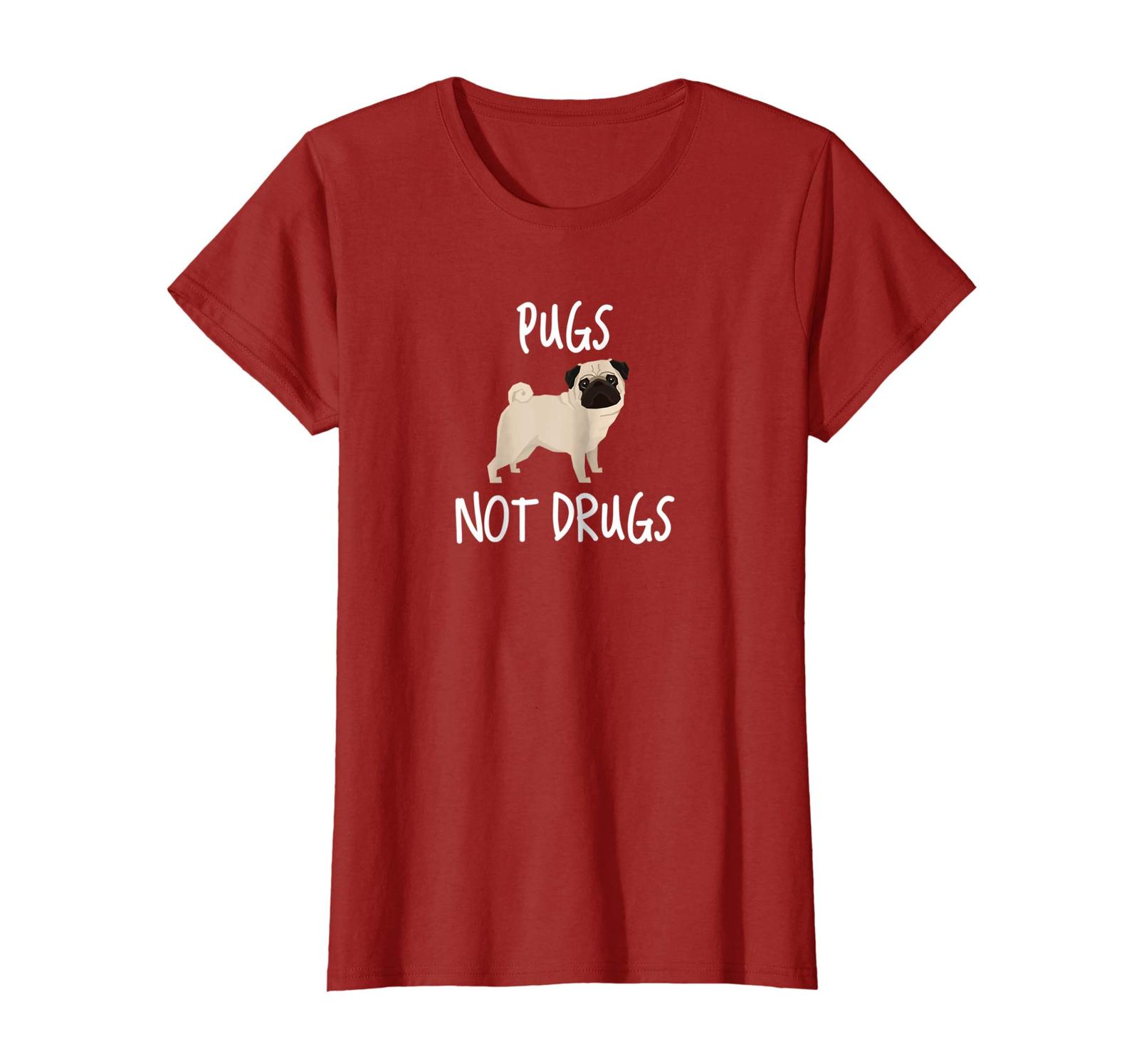Dog Fashion - Pugs Not Drugs T-Shirt Wowen