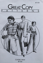 Great Copy 1150 Classic Pant Sewing Pattern (Pattern Only) - $5.97