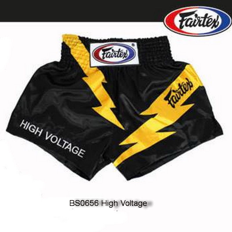 FAIRTEX MUAY THAI KICK BOXING SATIN SHORTS BS205 THAI FONT WOMEN CUT MMA K1