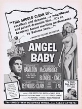 Angel Baby ORIGINAL Vintage 1961 9x12 Industry Ad George Hamilton Salome... - $39.59