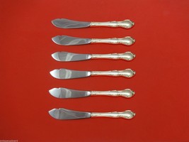 Pirouette by Alvin Sterling Silver Trout Knife Set 6pc. HHWS  Custom Made 7 1/2" - $424.71