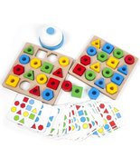 Shape Color Geometric Matching Game Kids Color Sensory Educational Toy - $24.95