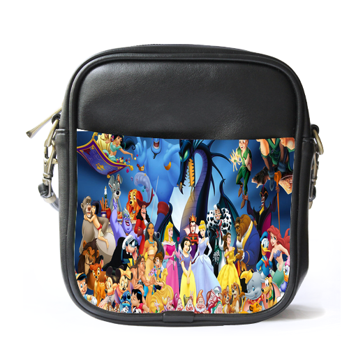 Sling Bag Leather Shoulder Bag Disney Animation Movie Character Prince