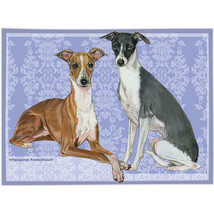 Italian Greyhounds Fleece Blanket - $39.95