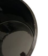 Black Maitland Smith Round Lacquered Box 12x12" Artichoke Design Decorative image 9