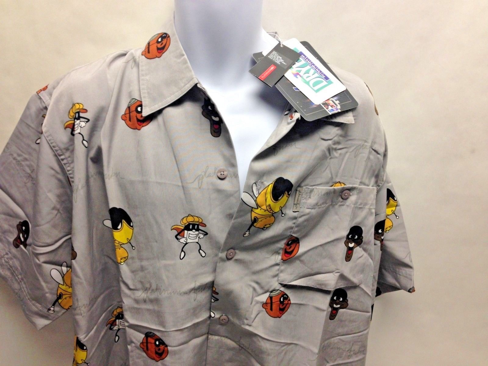 fat albert button up shirt