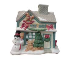 Partylite Christmas House Village Toy Shop Decoration 1 P0299 Candle Sno... - $19.99