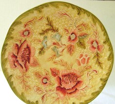 LONGABERGER FLORAL EMBOSSED 9&quot; PLATE - $12.00