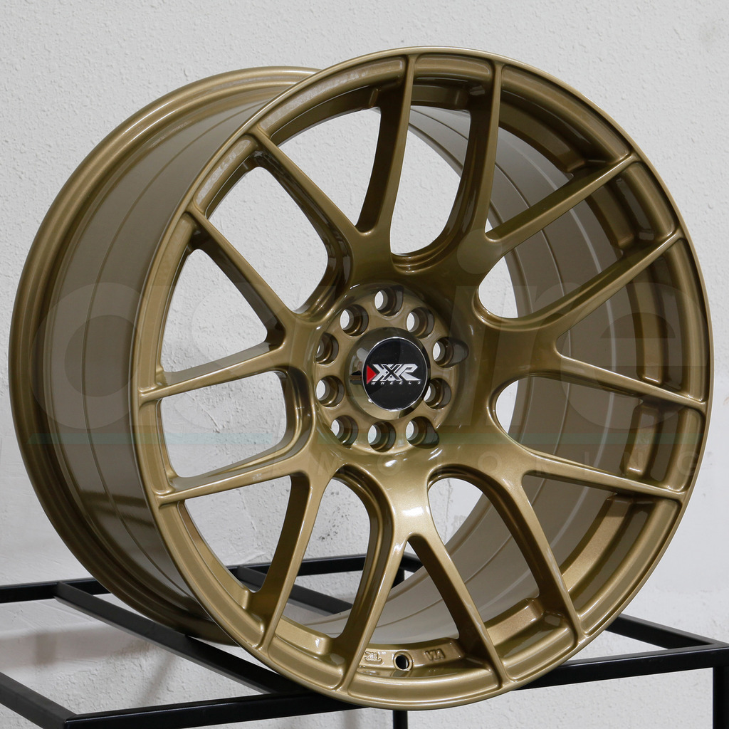 18x7.5 XXR 530 5x100/5x114.3 38 Gold Wheels Rims Set(4) - Wheels