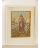 Antique Religious Fine Art Print: “Der Gute Hirte “ by B. Plockhorst ca ... - $36.99