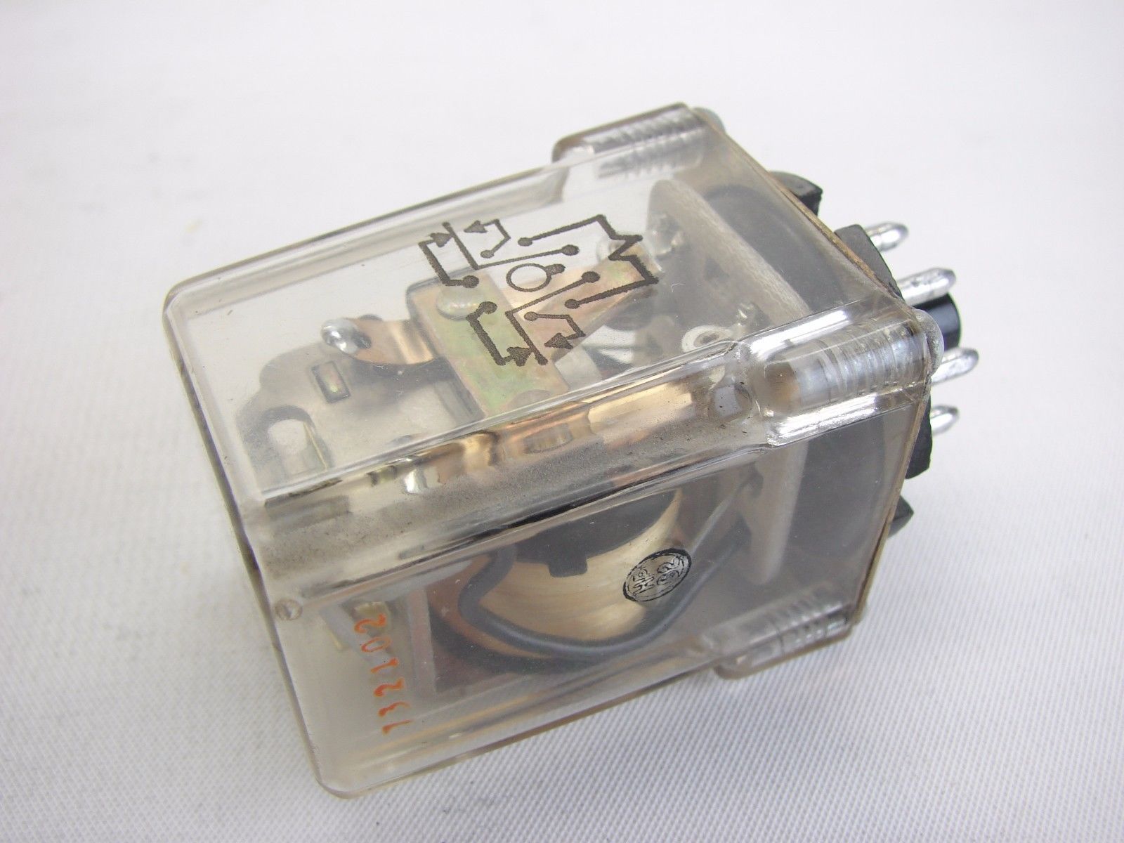 10A Socket Potter Brumfield KRP-11AG-120 7-1393101-7 Power Relay 120VAC DPDT