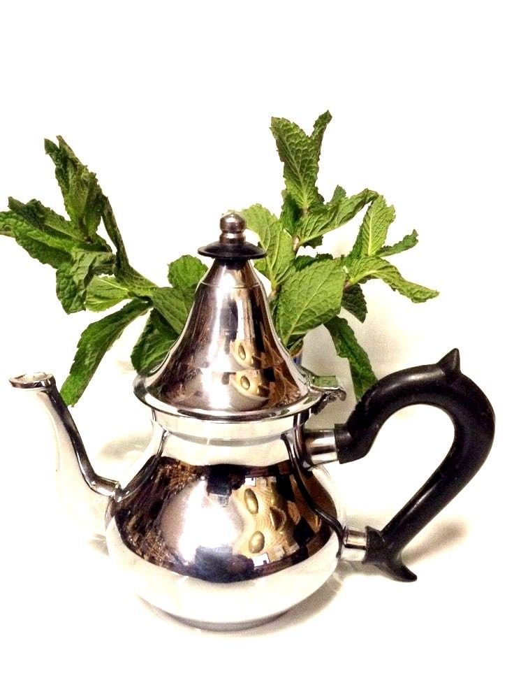 Moroccan Serving Tea Teapot Stainless Steel Morocco Mint Tea Small 4