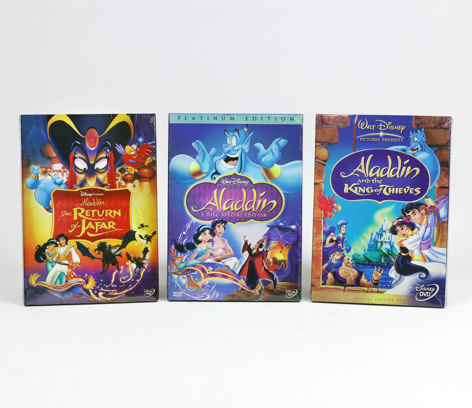 Aladdin Trilogy: Platinum Edition, King Of Thieves, Return Of Jafar New ...