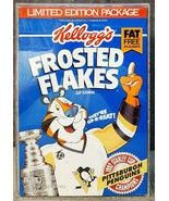 1992 Kelloggs Frosted Flakes Pittsburgh Penguins Stanley Cup Champs Cere... - $29.99
