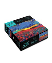 Jigsaw Puzzle 500 Piece Poppy Field 28" x 20" Durable Fit Pieces Leisure image 2