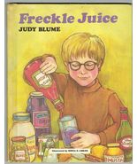 Vintage 1971 Freckle Juice Judy Blume Weekly Reader HC Book - $12.99