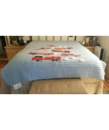 Pottery Barn Kids WYATT FIRETRUCK Quilt TWIN  NWOT CUTE! UNAVAILABLE AT ... - $179.00