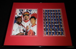 David Ortiz Signed Framed 16x20 Red Sox 2007 Champs Yearbook Display image 1