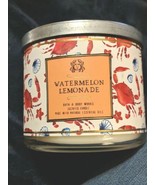 Bath &amp; Body Works WATERMELON LEMONADE Candle 3-Wick 14.5 oz NEW - $14.95